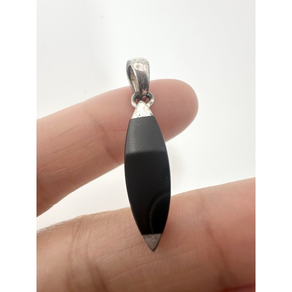 925 sterling silver Black Onyx Pendant